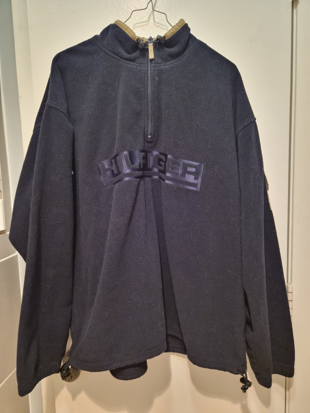 Tommy Hilfiger Navy Half-Zip Fleece Pullover